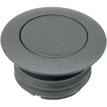 Tapa de combustible emergente — 59.90 mm (2.36"), negro arrugado