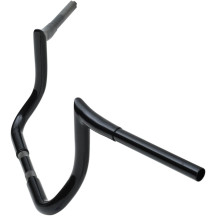 1-1/4" Prime Ape Bagger Handlebar — 1" clamp, 11" rise, Black gloss
