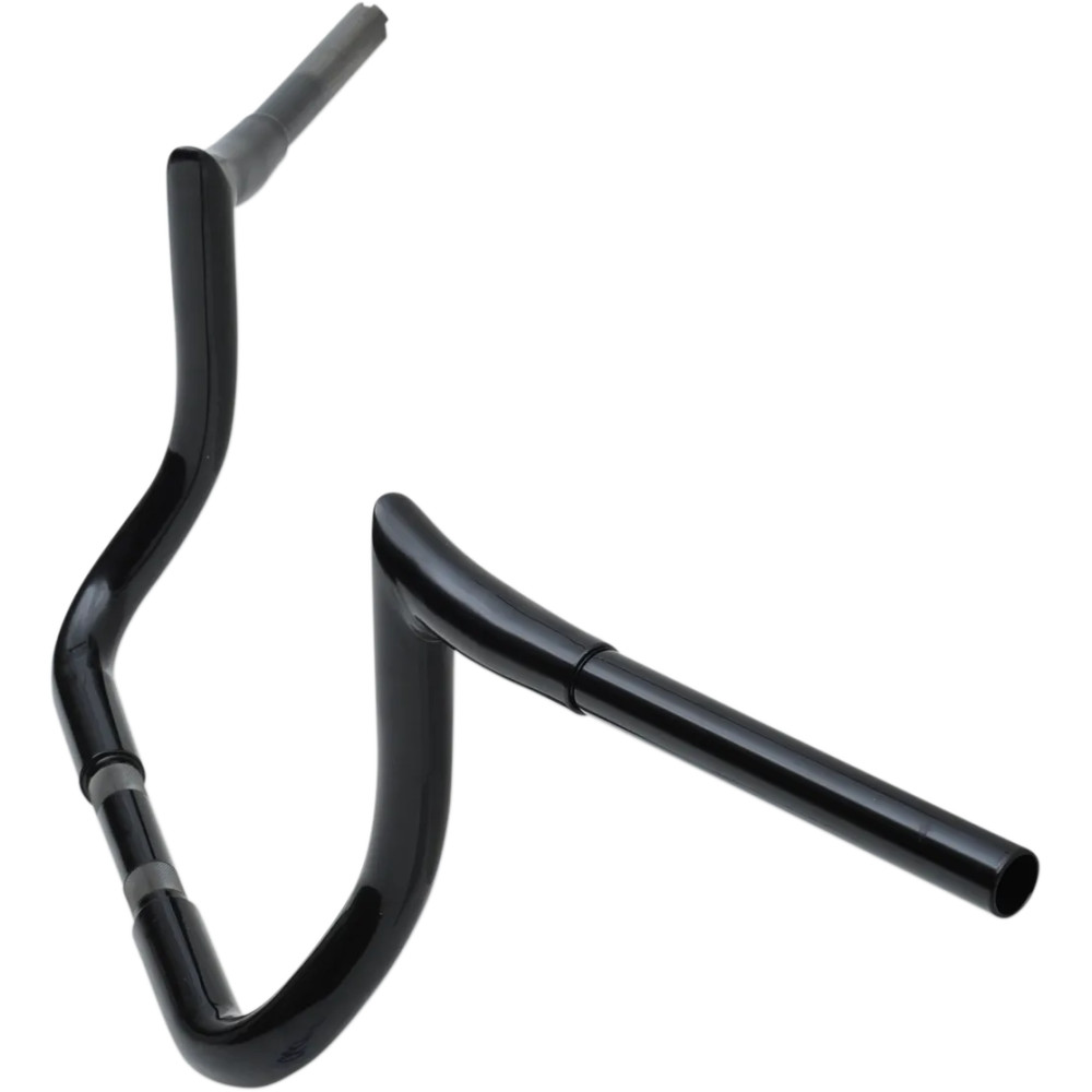 1-1/4" Prime Ape Bagger Handlebar — 1" clamp, 11" rise, Black gloss