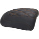 Padded Passenger Seat Cowl — 23 cm (9\"), Black, Orange