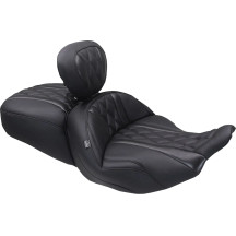 Deluxe Touring Driver Backrest — Black