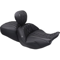 Deluxe Touring Driver Backrest — Black