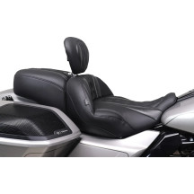 Deluxe Touring Driver Backrest — Black
