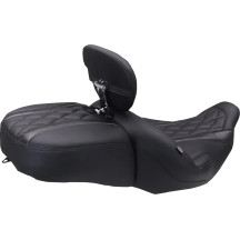 Deluxe Touring Driver Backrest — Black