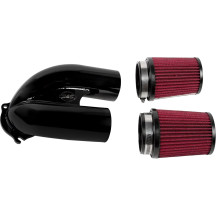 Kit de filtro de aire Tuned Induction — Negro brillo, Redondo