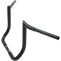 Manillar 1-1/4" Prime Ape Bagger — 1" de sujeción, 12" ancho central, 14" elevación, Negro