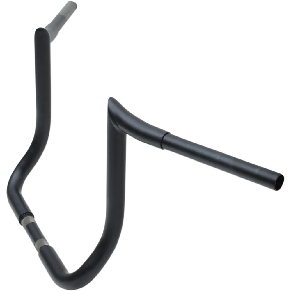 Manillar 1-1/4" Prime Ape Bagger — 1" de sujeción, 12" ancho central, 14" elevación, Negro
