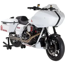 Hart-Luck Signature V-Twin Lock-On™ Grips — 25.4 mm (1"), Anodized Black