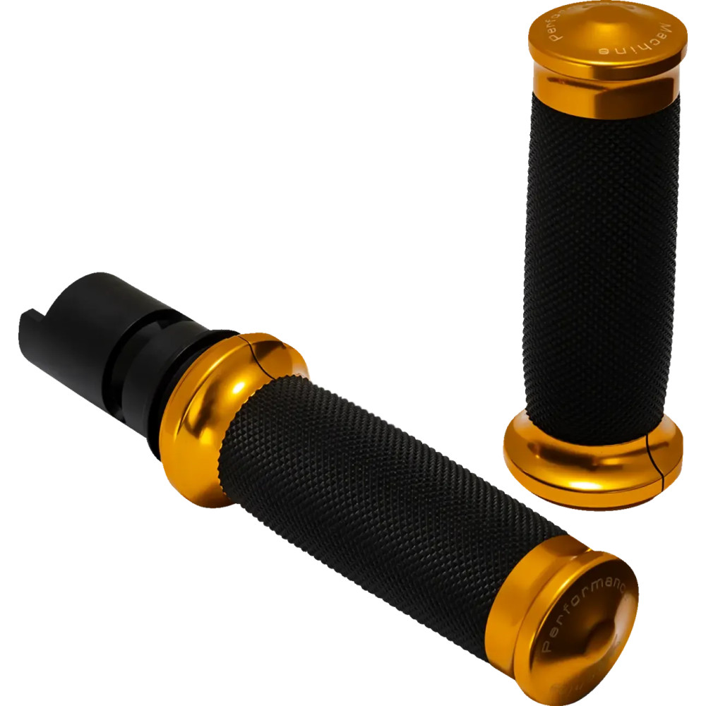 Contour Color Grips — 25.4 mm (1") handlebar, Gold