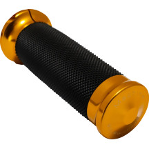 Contour Color Grips — 25.4 mm (1") handlebar, Gold