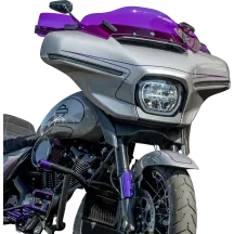 Flare® Handguards — 25.4 mm (1"), 31.8 mm (1-1/4"), Purple