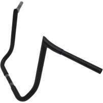 Manillar 1-1/4" Prime Ape Bagger — diámetro 1-1/4", elevación 17", abrazadera 1", Negro