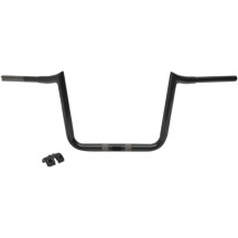 1-1/4" Hefty Prime Ape Handlebar — 32 mm (1-1/4") clamp, 33 cm (13") rise, 90 cm (35-1/2") width, Black Gloss