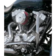 Stealth Air Cleaner Cover — Chrome, Billet Aluminum