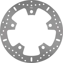 Brake Rotor — Chrome, One Piece (Fixed)