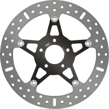 Brake Rotor — Two Piece (Floating), Black, Chrome