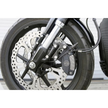 15" Big Brake Jagged Floating Rotor Kit — 381 mm (15"), Chrome