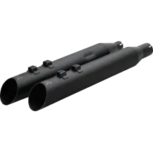 HP-Plus® Silenciadores Slip-On — 4" diámetro exterior, par, negro