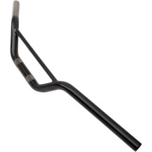 1" BMX Handlebar — 1" clamp, 3" rise, 31-1/2" width, Black