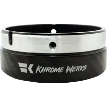 Tapón final de escape con punta billet — diámetro exterior 4-1/2", carbono