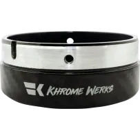 Tapón final de escape con punta billet — diámetro exterior 4-1/2", carbono