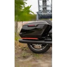 Luces LED Machete™ — luz de alforja, rojo, para Harley-Davidson®