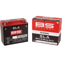 SLA Factory- Activated AGM Maintenance-Free Battery — 12V, 18Ah, Right-front negative/Left-front positive, Black