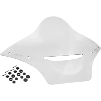 BRL Race Bubble Vented Windshield — 4" (10 cm), Clear