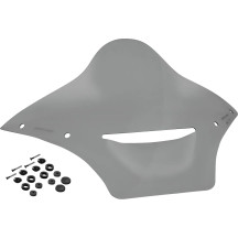 BRL Race Bubble Vented Windshield — 4" height, 3 mm thickness, Black Smoke