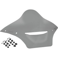 BRL Race Bubble Vented Windshield — 4" height, 3 mm thickness, Black Smoke