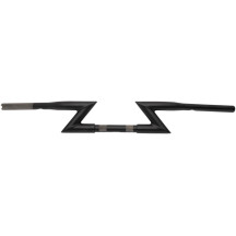 Manillar estilo Z de 1-1/4" — 1-1/4" diámetro, 2-3/4" elevación, 31" ancho, Negro