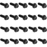 Rocker Box 12-Point Titanium Bolt Kit — Black