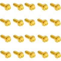 Rocker Box 12-Point Titanium Bolt Kit — Gold