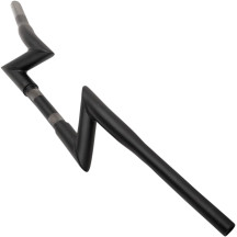 Manillar estilo Z de 1-1/4" — 1-1/4" diámetro, 2-3/4" elevación, 31" ancho, Negro