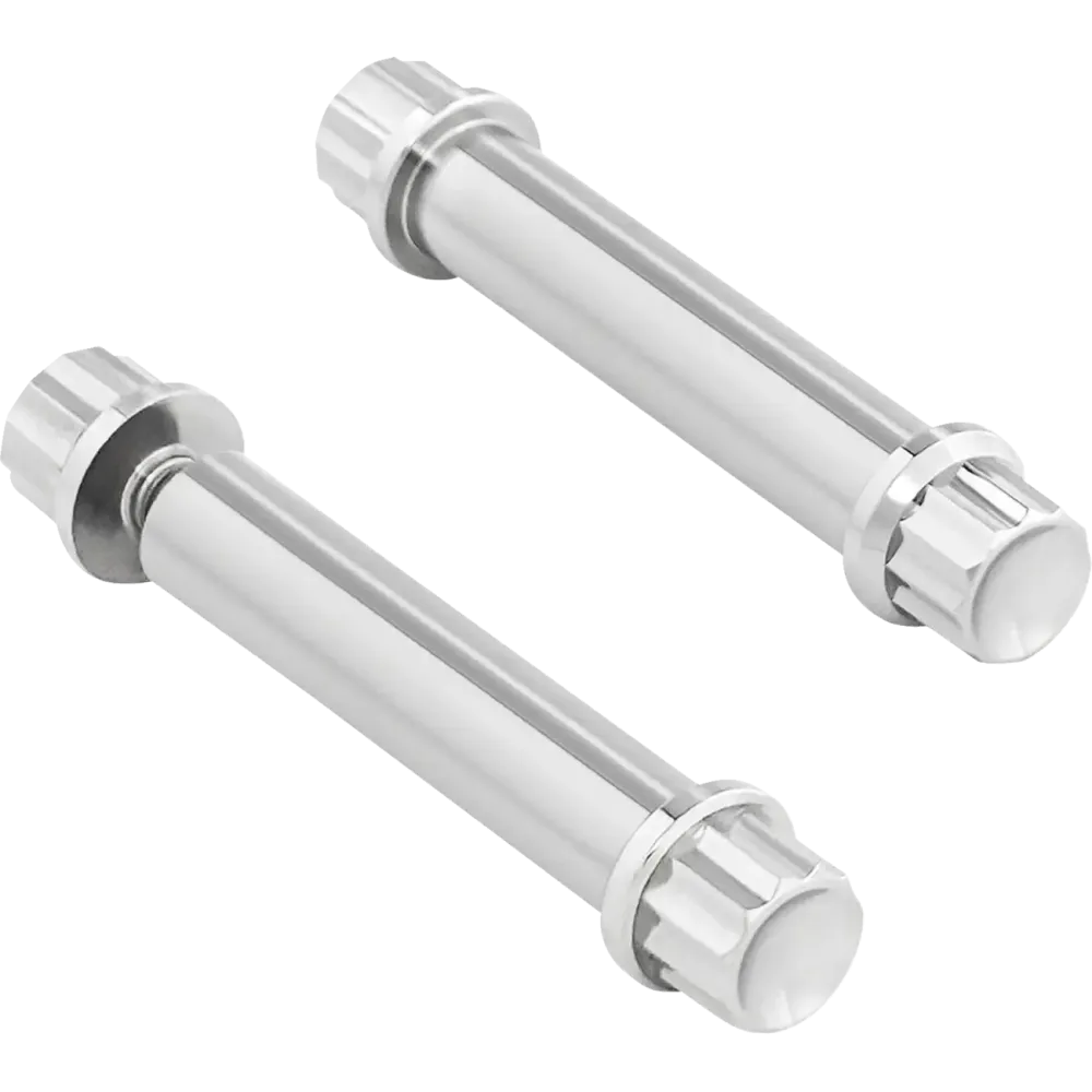 Footpeg Titanium 12-Point Bolt Kit — Titanium, 12-Point, Silver Polished