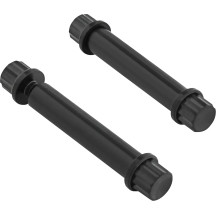 Footpeg Titanium 12-Point Bolt Kit — Black