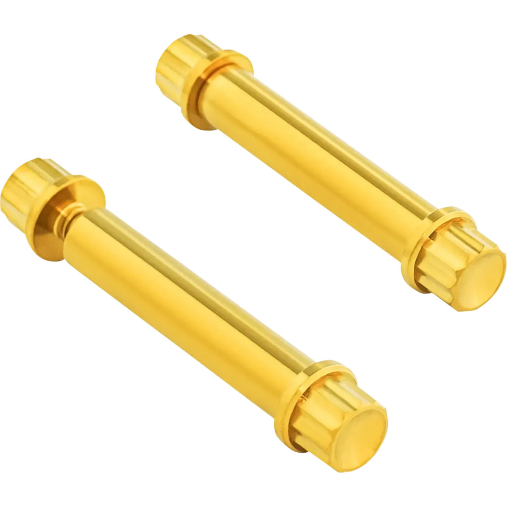 Footpeg Titanium 12-Point Bolt Kit — Gold