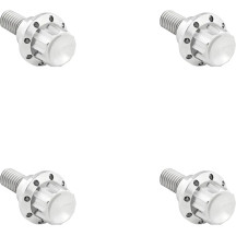 Windshield Titanium 12-Point Bolt Kit — '24+ Road Glides, Silver