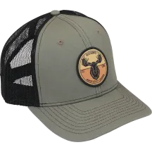 MUD Badge Hat — One Size, Snapback, Black, Olive