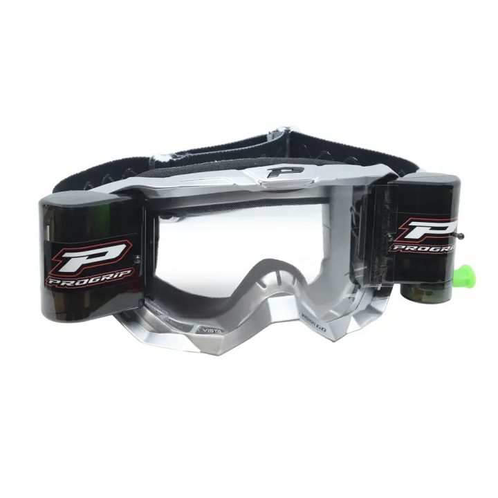 Gafas 3300 Vision Go con sistema de roll-off XXL — plateado, talla única