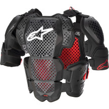 A-10 v2 Protector de Pecho Completo — XS/S, Negro, Gris, Rojo