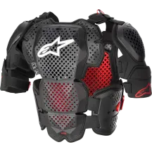 A-10 v2 Full Protector de pecho — XS/S, negro