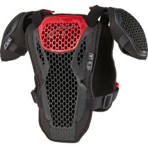 Youth Bionic Action Guard — S/M, Black/Red