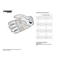 MX1™ Guantes — Talla M, Color Blanco/Negro, para hombre