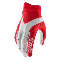 Youth iTrack Gloves — Size XL, Red/White