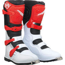 Botas Qualifier — Talla US 13, sobre la pantorrilla, Rojo
