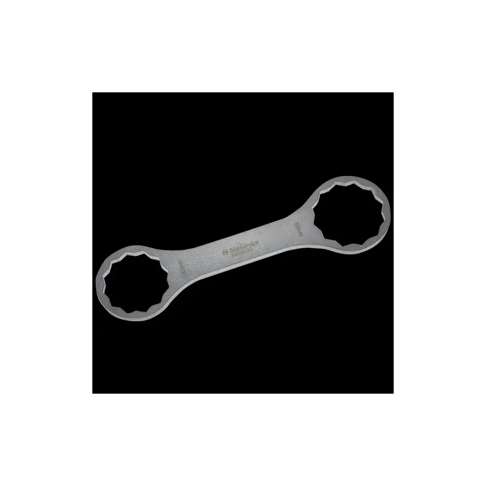 45/50 mm wrench for fork cap and steering shaft — silver