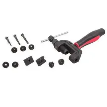 Universal Chain Repair Master Tool Kit — Black, Red, for drive chains
