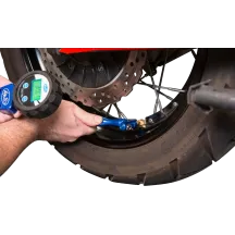 Pro Fill™ Air Chuck — Blue anodized, billet aluminum