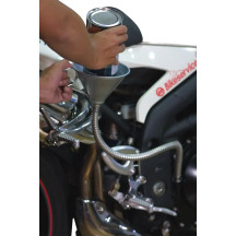 Flexible Spout Funnel — Silver